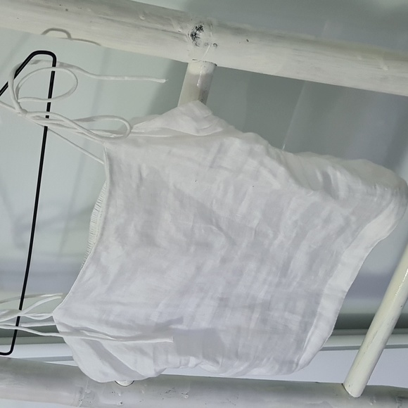 H&M linen crop tee - Picture 2 of 4